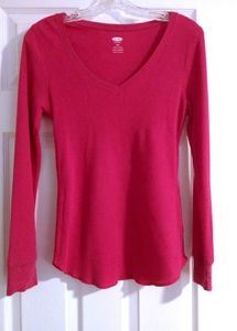 Fitted punch color pink shirt